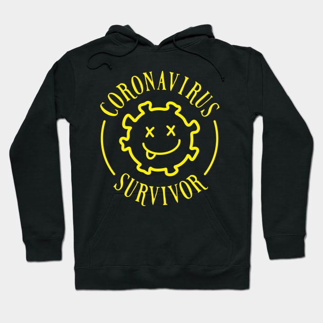 Coronavirus Survivor Hoodie by spacedowl